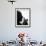 Silhouetted Profile of Photographer Alfred Eisenstaedt with a Camera-Alfred Eisenstaedt-Framed Premium Photographic Print displayed on a wall