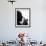 Silhouetted Profile of Photographer Alfred Eisenstaedt with a Camera-Alfred Eisenstaedt-Framed Premium Photographic Print displayed on a wall