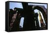 Silhouetted Ruins at Lal Kot Aka Qila Rai Pithora in Old Delhi. Lal Kot, Old Delhi..., 1990S (Photo-James L Stanfield-Framed Stretched Canvas