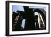 Silhouetted Ruins at Lal Kot Aka Qila Rai Pithora in Old Delhi. Lal Kot, Old Delhi..., 1990S (Photo-James L Stanfield-Framed Giclee Print