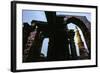 Silhouetted Ruins at Lal Kot Aka Qila Rai Pithora in Old Delhi. Lal Kot, Old Delhi..., 1990S (Photo-James L Stanfield-Framed Giclee Print