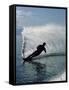 Silhouetted Water Skier-null-Framed Stretched Canvas