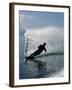 Silhouetted Water Skier-null-Framed Premium Photographic Print