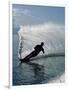 Silhouetted Water Skier-null-Framed Photographic Print