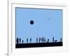 Silhouettes and Gulls 2-Adrian Campfield-Framed Giclee Print