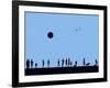 Silhouettes and Gulls 2-Adrian Campfield-Framed Giclee Print