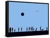 Silhouettes and Gulls 2-Adrian Campfield-Framed Stretched Canvas