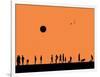 Silhouettes and Gulls 4-Adrian Campfield-Framed Giclee Print