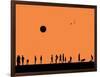 Silhouettes and Gulls 4-Adrian Campfield-Framed Giclee Print