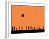 Silhouettes and Gulls 4-Adrian Campfield-Framed Giclee Print