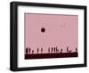 Silhouettes and Gulls 6-Adrian Campfield-Framed Giclee Print