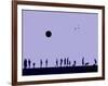 Silhouettes and Gulls 8-Adrian Campfield-Framed Giclee Print