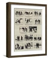 Silhouettes from Japan-null-Framed Giclee Print