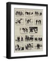 Silhouettes from Japan-null-Framed Giclee Print