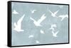 Silhouettes in Flight I-Jennifer Goldberger-Framed Stretched Canvas