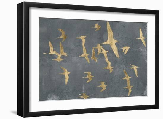 Silhouettes in Flight IV-Jennifer Goldberger-Framed Art Print