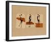 Silhouettes of Africa-Charlotte Derain-Framed Art Print