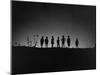 Silhouettes of Children-null-Mounted Photographic Print