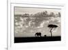 Silhouettes of Mara-Mario Moreno-Framed Art Print