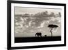 Silhouettes of Mara-Mario Moreno-Framed Art Print