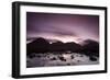 Silhouettes of the Red Cullin at Dawn, with Stream in the Foreground, Isle of Skye, Scotland, UK-Mark Hamblin-Framed Photographic Print