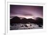 Silhouettes of the Red Cullin at Dawn, with Stream in the Foreground, Isle of Skye, Scotland, UK-Mark Hamblin-Framed Photographic Print