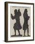 Silhouettes of Voltaire Hitherto Unengraved-null-Framed Giclee Print