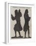 Silhouettes of Voltaire Hitherto Unengraved-null-Framed Giclee Print