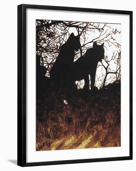 Silhouettes-Michael Jackson-Framed Giclee Print