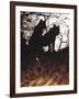 Silhouettes-Michael Jackson-Framed Giclee Print