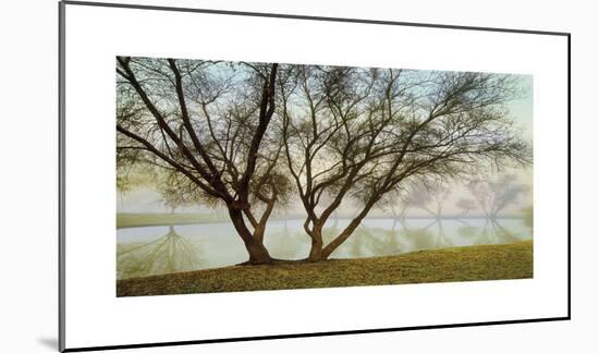 Silhouetts In Fog-Loren Soderberg-Mounted Giclee Print
