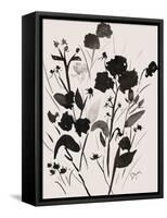 Silhoutte Floral-Beverly Dyer-Framed Stretched Canvas