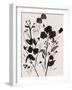 Silhoutte Floral-Beverly Dyer-Framed Art Print