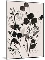 Silhoutte Floral-Beverly Dyer-Mounted Art Print