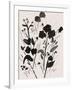 Silhoutte Floral-Beverly Dyer-Framed Art Print