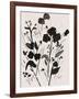 Silhoutte Floral-Beverly Dyer-Framed Art Print