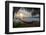 Silhoutte of an Empty Beach Hammock at the Beach, Tangalle, Sri Lanka, Asia-Charlie-Framed Photographic Print