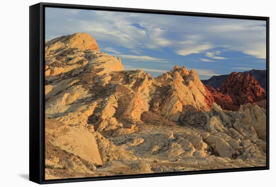 Silica Dome, Valley of Fire State Park, Overton, Nevada, United States of America, North America-Richard Cummins-Framed Stretched Canvas