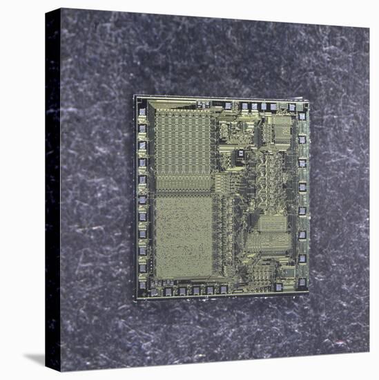 Silicon Chip-null-Stretched Canvas