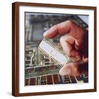 Silicon Chip-null-Framed Photographic Print