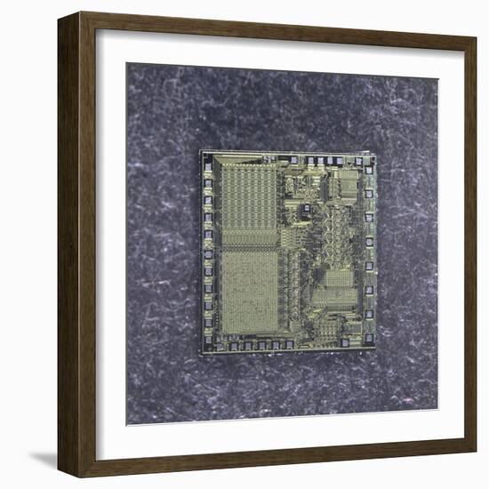 Silicon Chip-null-Framed Photographic Print