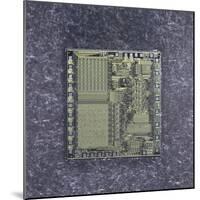 Silicon Chip-null-Mounted Photographic Print