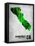 Silicon Valley California-NaxArt-Framed Stretched Canvas