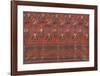 Silk Brocade, with 100 Children Design on Red-Oriental School -Framed Premium Giclee Print