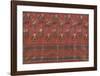 Silk Brocade, with 100 Children Design on Red-Oriental School -Framed Premium Giclee Print