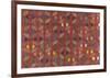 Silk Brocade, with Geometric Design, Back-Oriental School -Framed Premium Giclee Print