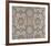 Silk Brocade, with Light Blue Lotus I-Oriental School -Framed Premium Giclee Print