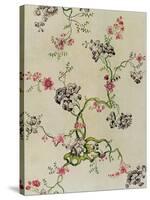 Silk Design by Anna Maria Garthwaite, 1740-null-Stretched Canvas