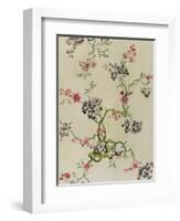 Silk Design by Anna Maria Garthwaite, 1740-null-Framed Giclee Print