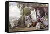 Silk Destroying Chrysalids-Thomas Allom-Framed Stretched Canvas